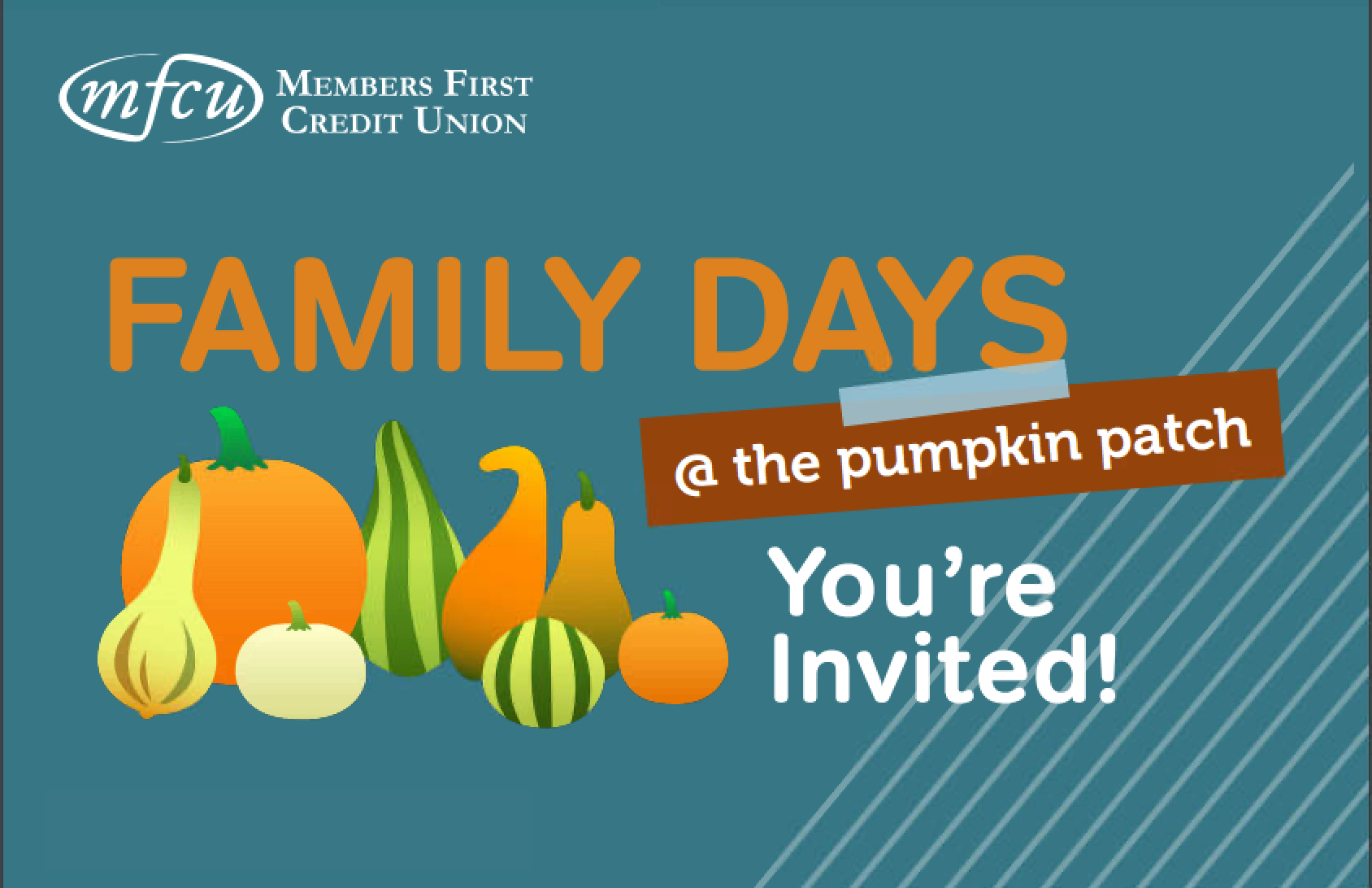 You're Invited to Family Days at the Pumpkin Patch!